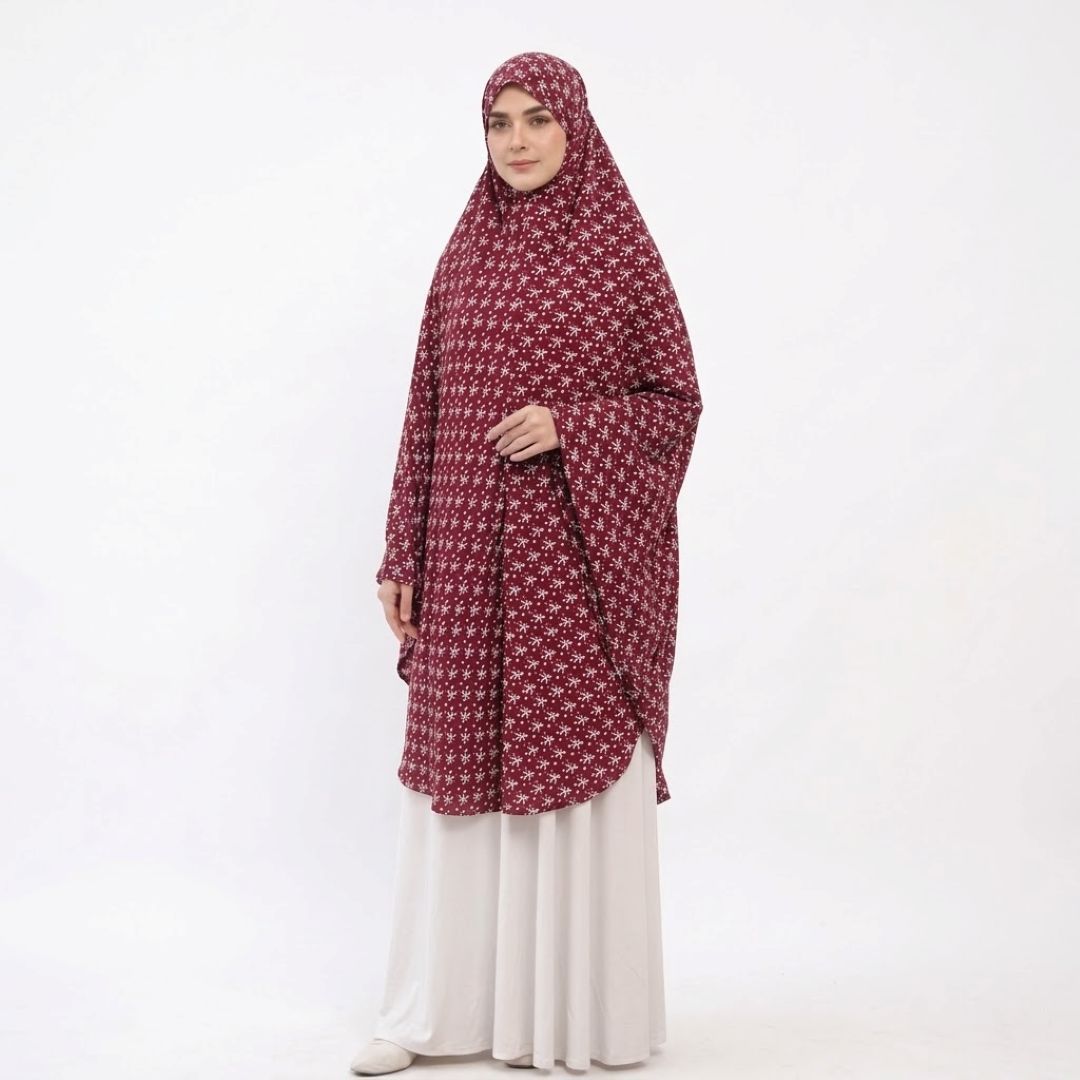 Printed Namaz Makhna - Mustard Floral