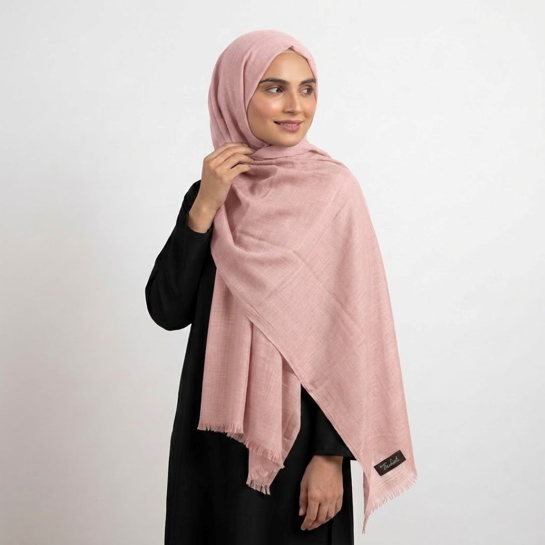 Turkish Lawn Hijab - Baby Pink
