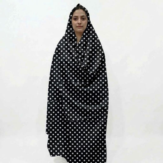 Irani Chadar – Dark Green Leaf Print Swiss Lawn