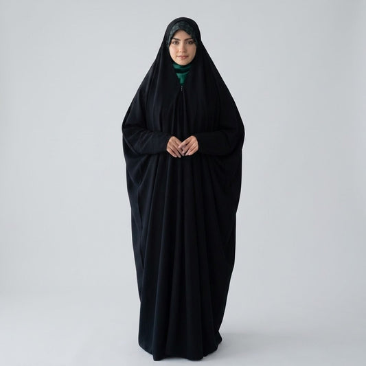 Iraqi Chadar – Open Style Black Nidah