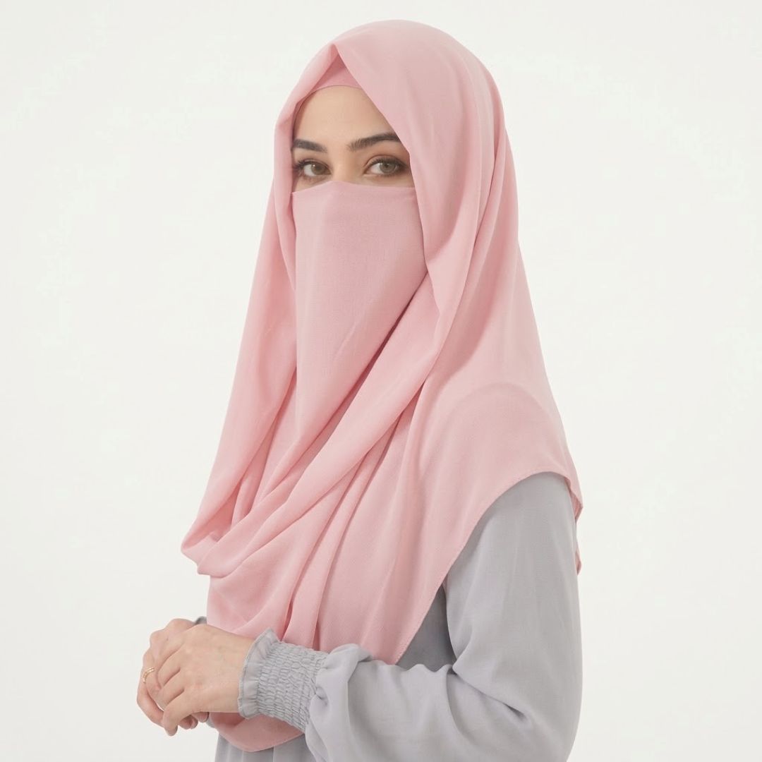 Premium Misri Hijab - Light Pink
