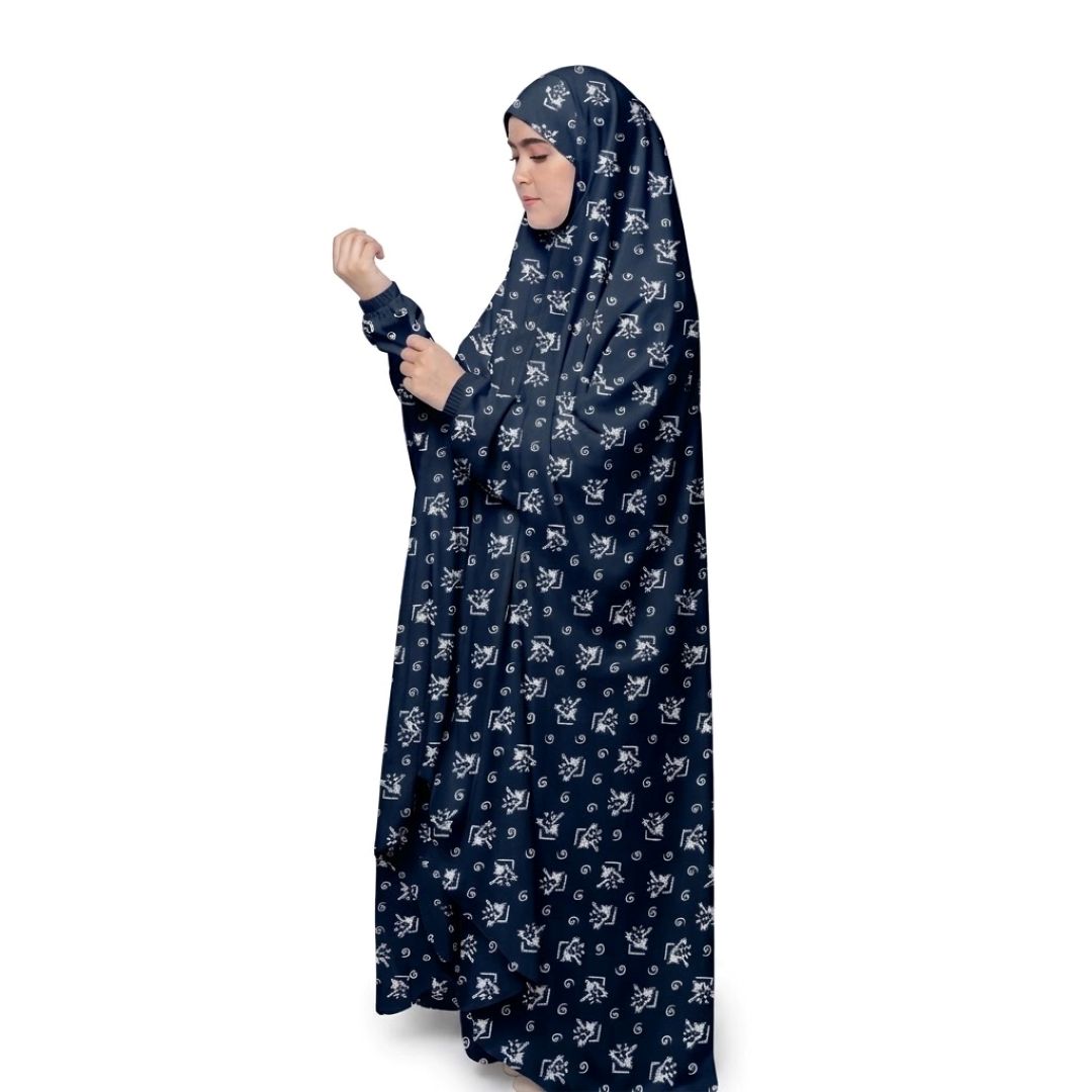 Namaz Chadar with naqab – Floral Print