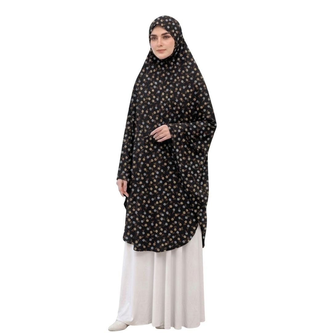 Printed Namaz Makhna - small ditsy with white floral